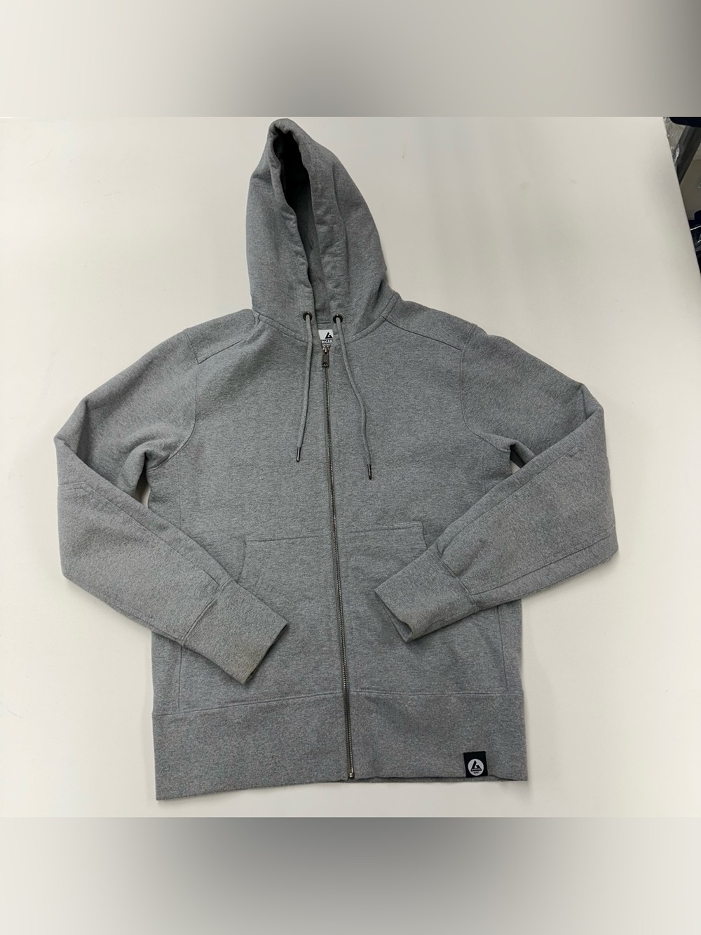 American Giant Classic Full Zip Hoodie Mens Medium Gray Heavyweight USA Cotton